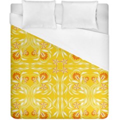 Folk Flowers Print Floral Pattern Ethnic Art Duvet Cover (california King Size) by Eskimos