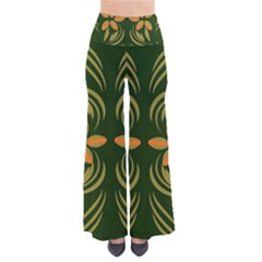 Folk Flowers Print Floral Pattern Ethnic Art So Vintage Palazzo Pants by Eskimos