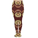 Folk flowers print Floral pattern Ethnic art Tights View1