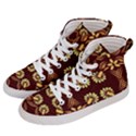 Folk flowers print Floral pattern Ethnic art Men s Hi-Top Skate Sneakers View2