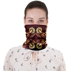 Folk Flowers Print Floral Pattern Ethnic Art Face Covering Bandana (adult) by Eskimos