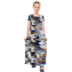 Rainbow Assault Kids  Short Sleeve Maxi Dress by MRNStudios