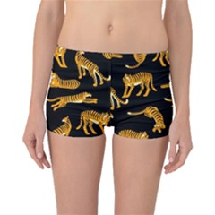 Seamless-exotic-pattern-with-tigers Boyleg Bikini Bottoms