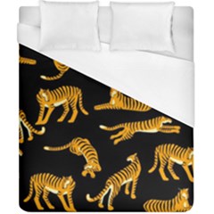 Seamless-exotic-pattern-with-tigers Duvet Cover (california King Size)