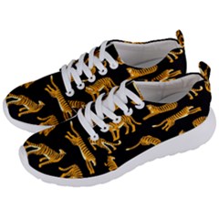 Seamless-exotic-pattern-with-tigers Men s Lightweight Sports Shoes by Jancukart