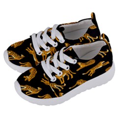 Seamless-exotic-pattern-with-tigers Kids  Lightweight Sports Shoes