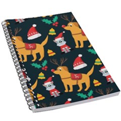 Funny Christmas Pattern Background 5 5  X 8 5  Notebook by Jancukart