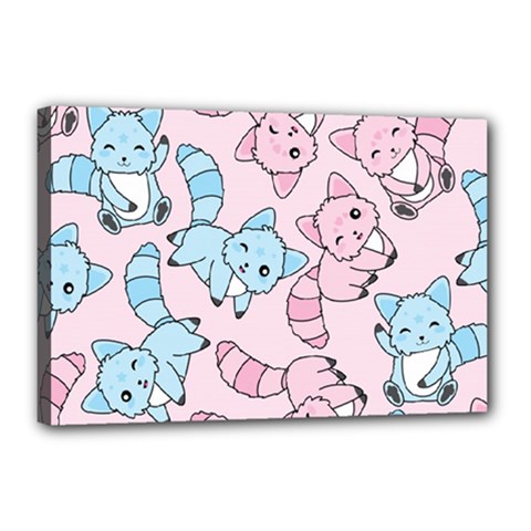 Children Pattern Design Canvas 18  X 12  (stretched)