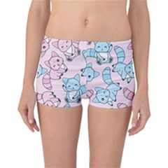 Children Pattern Design Reversible Boyleg Bikini Bottoms