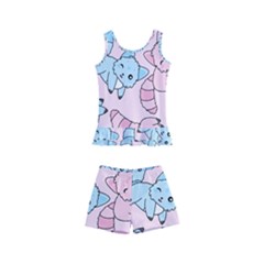 Children Pattern Design Kids  Boyleg Swimsuit