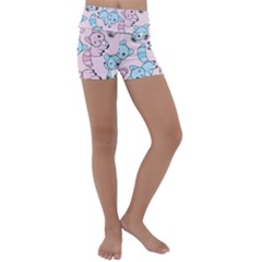 Children Pattern Design Kids  Lightweight Velour Yoga Shorts