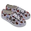 Seamless Pattern With Cute Little Kittens Various Color Kids  Classic Low Top Sneakers View3