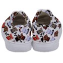 Seamless Pattern With Cute Little Kittens Various Color Kids  Classic Low Top Sneakers View4