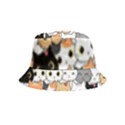 Cute-cat-kitten-cartoon-doodle-seamless-pattern Bucket Hat (Kids) View1