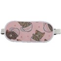 Seamless Pattern Adorable Cat Inside Cup Rounded Waist Pouch View2