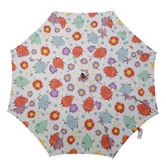 Easter Seamless Pattern With Cute Eggs Flowers Hook Handle Umbrellas (medium)