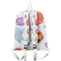 Easter Seamless Pattern With Cute Eggs Flowers Giant Full Print Backpack View2