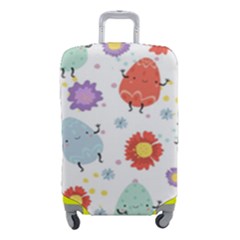 Easter Seamless Pattern With Cute Eggs Flowers Luggage Cover (small)