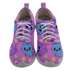 Seamless Pattern With Cute Kawaii Kittens Athletic Shoes