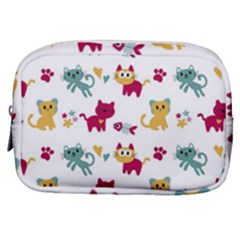 Pattern With Cute Cats Make Up Pouch (small)