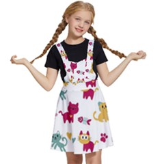 Pattern With Cute Cats Kids  Apron Dress