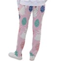 Cute Bunnies Easter Eggs Seamless Pattern Women s Casual Pants View2