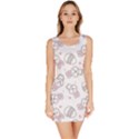 Cute Pattern With Easter Bunny Egg Bodycon Dress View1