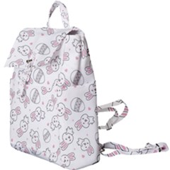 Cute Pattern With Easter Bunny Egg Buckle Everyday Backpack by Jancukart