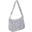 Cute Pattern With Easter Bunny Egg Zip Up Shoulder Bag View1