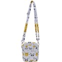 Seamless Pattern Cute Animals Shoulder Strap Belt Bag View3