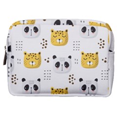 Seamless Pattern Cute Animals Make Up Pouch (medium)