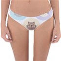 Cute Cat Seamless Pattern Background Reversible Hipster Bikini Bottoms View3