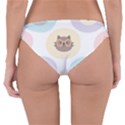 Cute Cat Seamless Pattern Background Reversible Hipster Bikini Bottoms View4