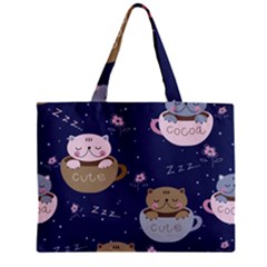 Cute Kittens Sleep Sweetly Mugs Zipper Mini Tote Bag