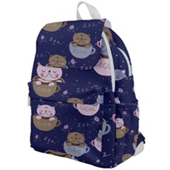 Cute Kittens Sleep Sweetly Mugs Top Flap Backpack