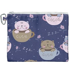 Cute Kittens Sleep Sweetly Mugs Canvas Cosmetic Bag (xxxl) by Jancukart