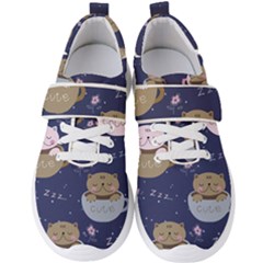 Cute Kittens Sleep Sweetly Mugs Men s Velcro Strap Shoes by Jancukart