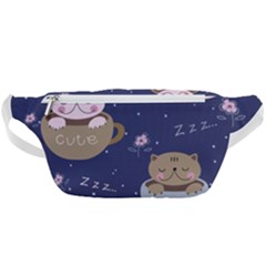 Cute Kittens Sleep Sweetly Mugs Waist Bag  by Jancukart