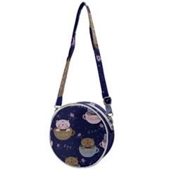 Cute Kittens Sleep Sweetly Mugs Crossbody Circle Bag by Jancukart