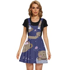 Cute Kittens Sleep Sweetly Mugs Apron Dress by Jancukart