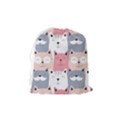 Cute Seamless Pattern With Cats Drawstring Pouch (Medium) View2