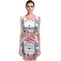 Cute Seamless Pattern With Cats Classic Sleeveless Midi Dress View1