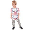 Cute Seamless Pattern With Cats Kids  Raglan Tee View1