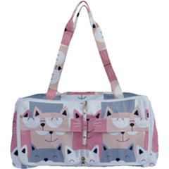 Cute Seamless Pattern With Cats Multi Function Bag