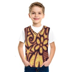 Background-pattern Kids  Basketball Tank Top