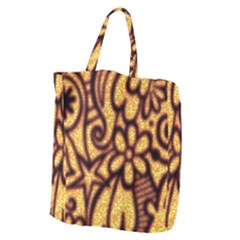 Background-pattern Giant Grocery Tote