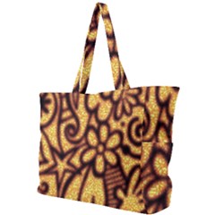 Background-pattern Simple Shoulder Bag