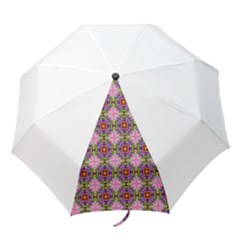 Seamless Psychedelic Pattern Folding Umbrellas