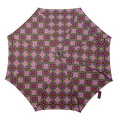 Seamless Psychedelic Pattern Hook Handle Umbrellas (medium) by Jancukart