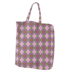 Seamless Psychedelic Pattern Giant Grocery Tote by Jancukart